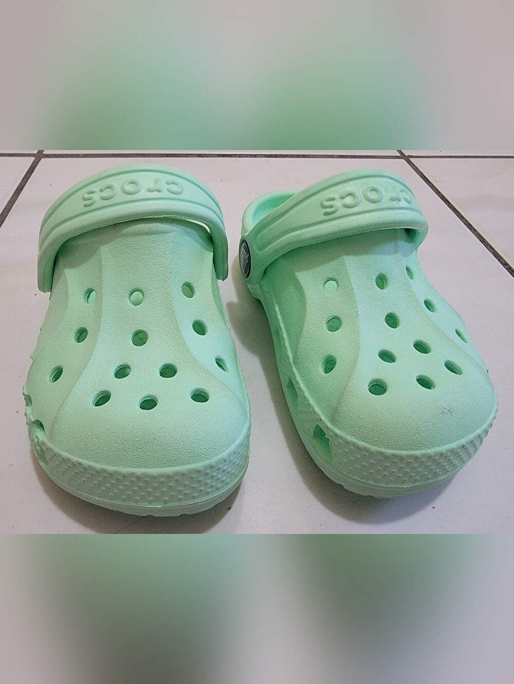 CROCS Kids Classic Clog - Mint Size 7 Toddler